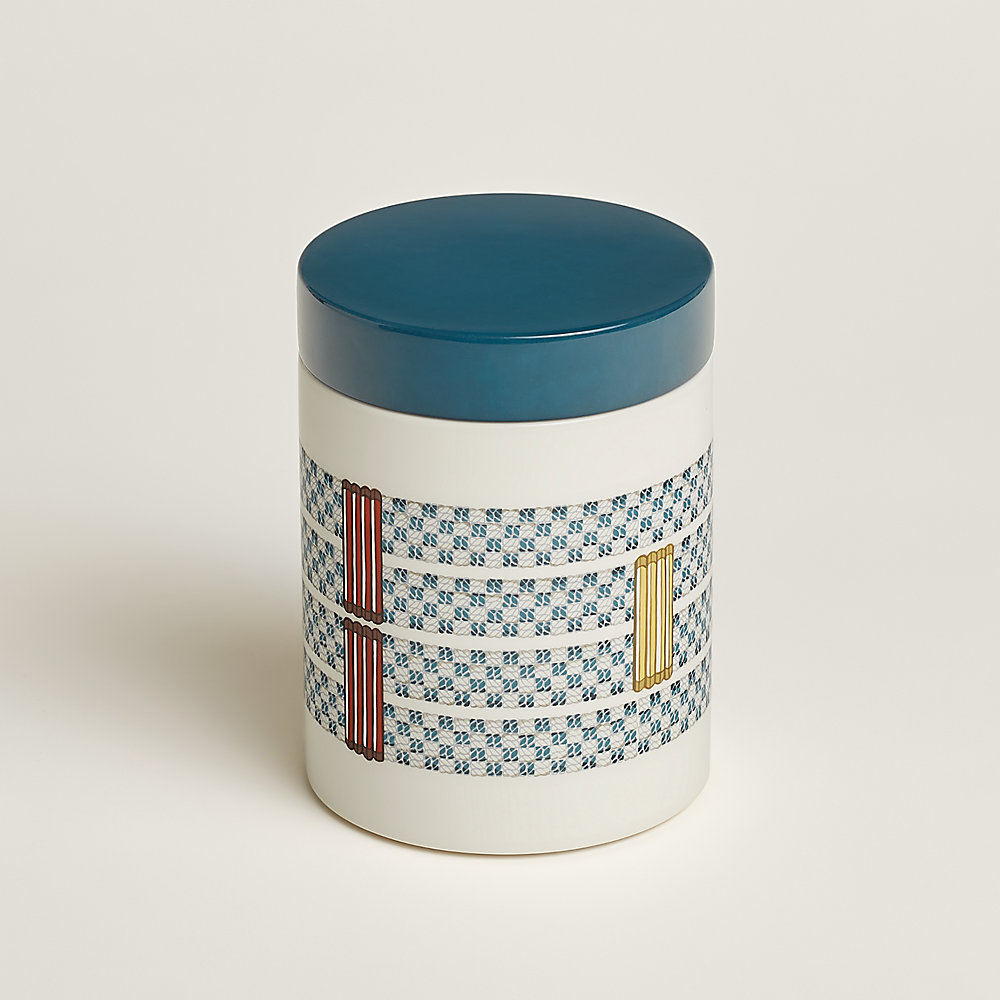 Hermes la maison 2016/2017 インテリアファニチャー Tressages Equestres tea box - Blue | Hermès Mainland China